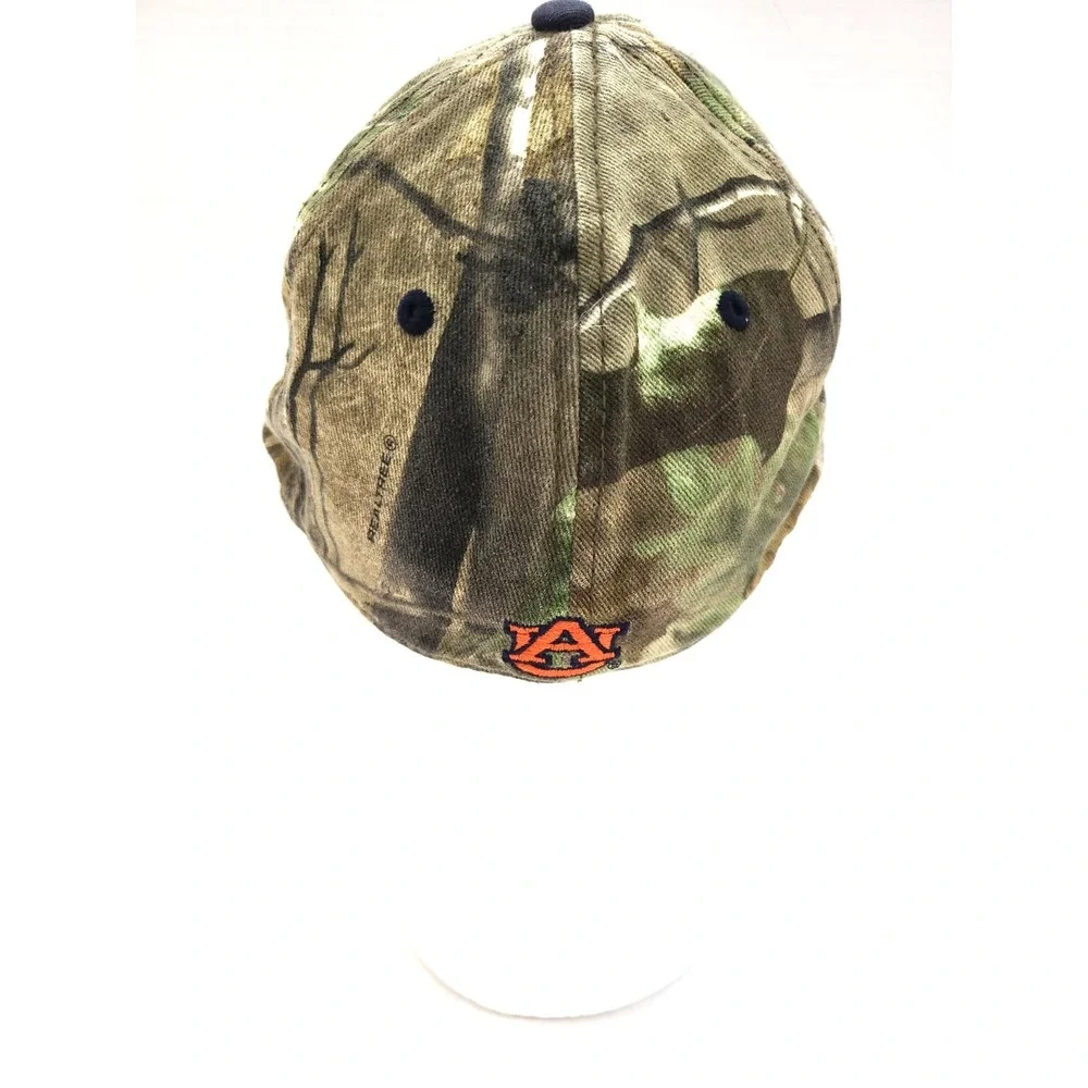 Auburn Tigers Hat Camo Green The Game Strap Back Mens Embroidered NCAA Football